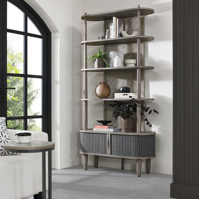 Markham Silver Grey Open Display Unit