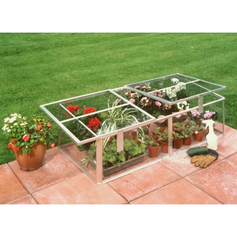 Halls Greenhouses Cold Frame Mill 4x2 Toughened