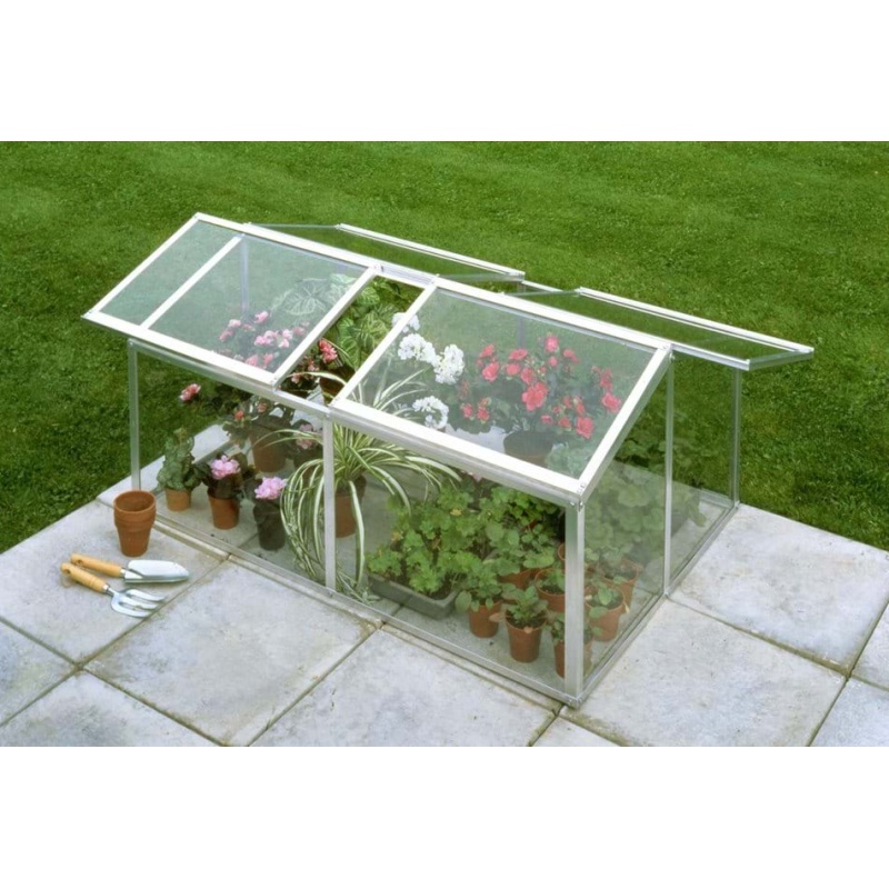 Halls Greenhouses Jumbo Cold Frame 4x3 Mill Toughened