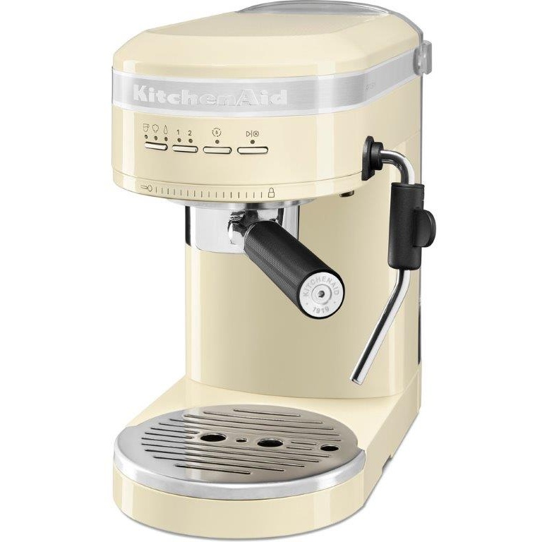KitchenAid 5KES6503BDG Artisan Semi Automatic Espresso - Almond Cream Downtown