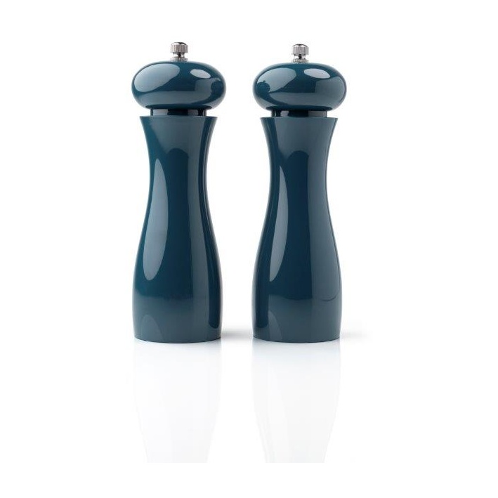 Taylors Eye Witness Salt and Pepper Mill Blue Set Of 2