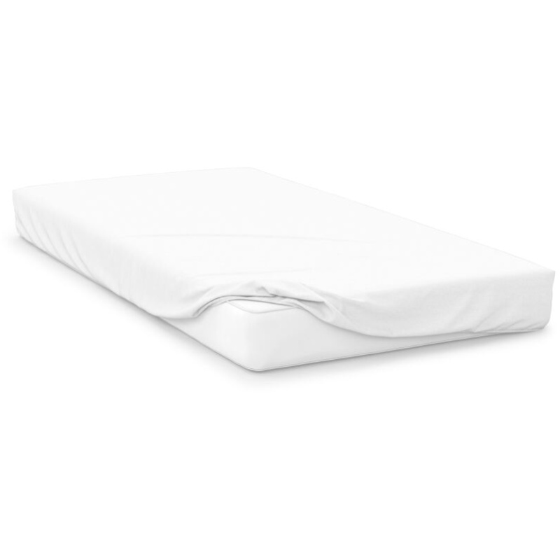 Belledorm Jersey White Bunk Fitted Sheet 25cm