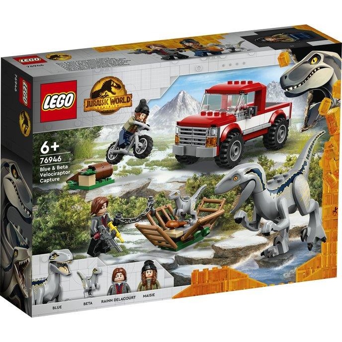 LEGO Jurassic World 76946 Blue and Beta Velociraptor Capture