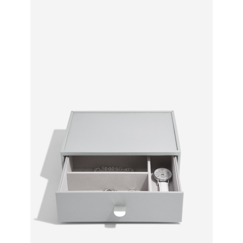 Stackers Pebble GreyClassic Deep 3 Drawer