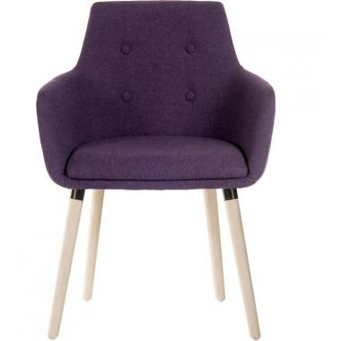 Monza Visitors Chair In Plum