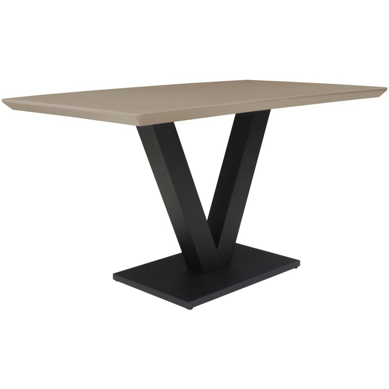 Manhattan Dining Table Cappuccino Gloss