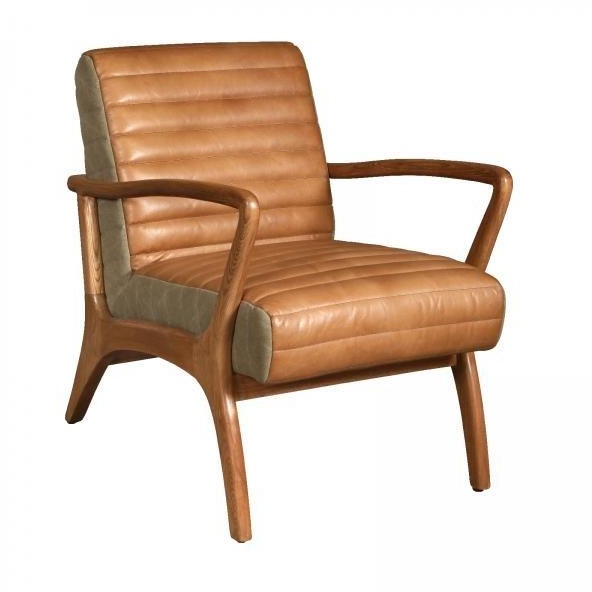 Denton Accent Chair in Buffalo Leather