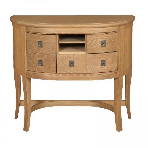 Glaston Half Moon Console Table