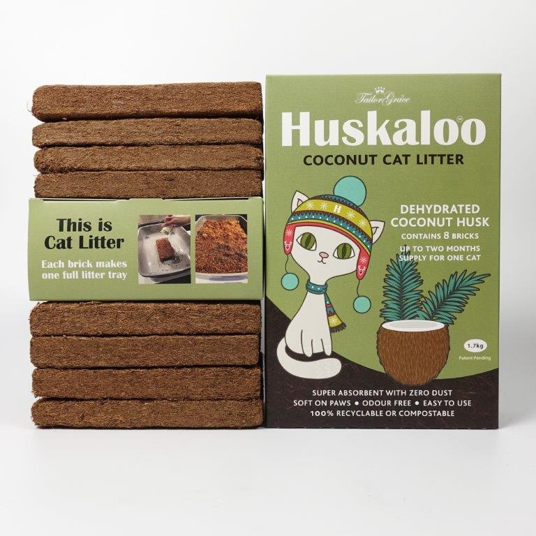 Coconut husk shop cat litter