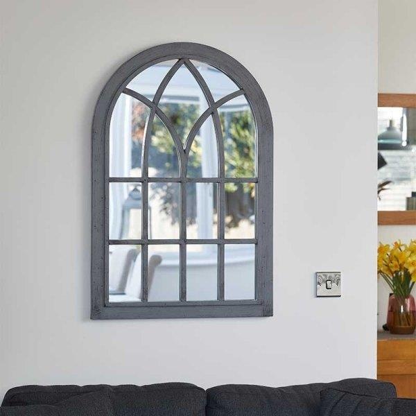 Smart Garden Victorian Home and Garden Mirror - Slate