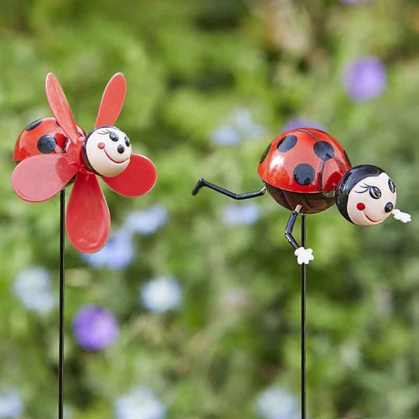 Smart Garden Ladybug Loony Stakes Assortment