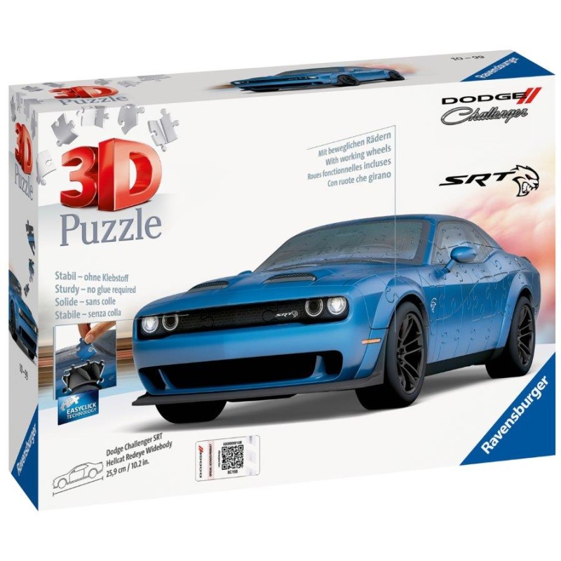 Ravensburger Dodge Challenger Widebody - Hellcat Redeye, 108pc