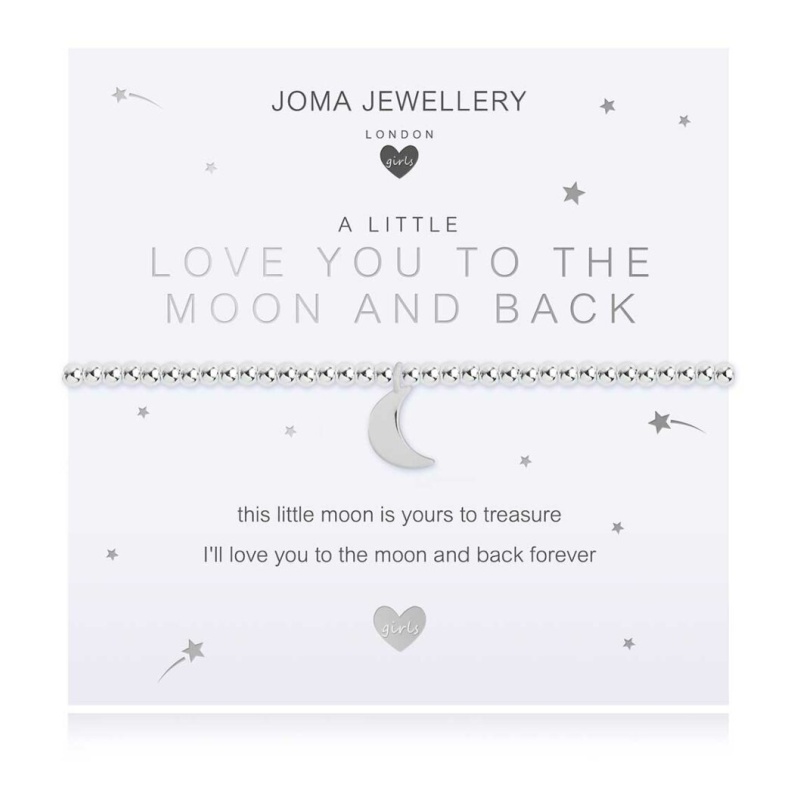 Joma Jewellery Children's A Little 'Love You To The Moon And Back' Bracelet