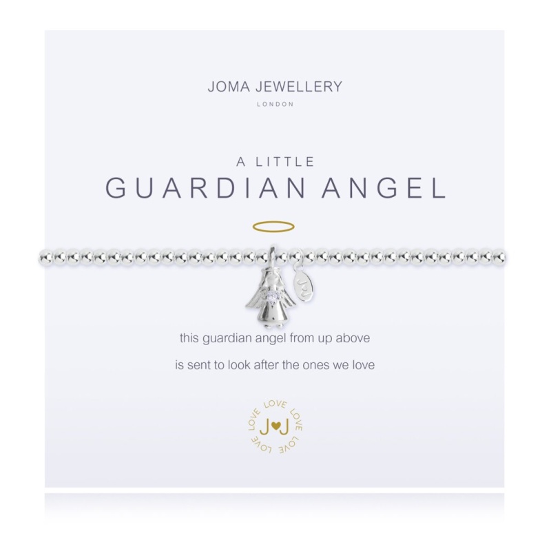 Joma Jewellery A Little 'Guardian Angel Silver' Bracelet