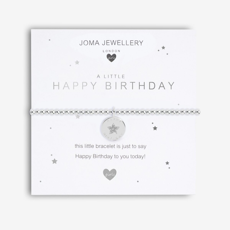 Joma Jewellery Children's A Little 'Happy Birthday' Bracelet