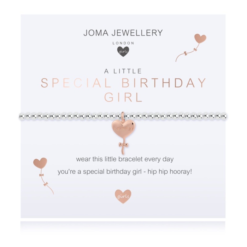 Joma Jewellery Children's A Little 'Special Birthday Girl' Bracelet