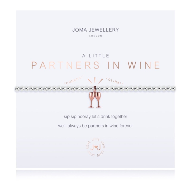 Joma Jewellery A Little 'Partners In Wine' Bracelet