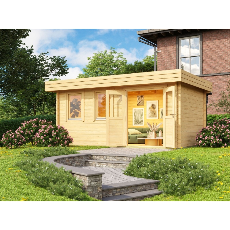 Gardenhouse24 Miriam 44 B Classic Garden Room In natural wood