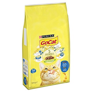 Photos - Cat Food Friskies Go-Cat Herring And Tuna Dry  - 10kg 