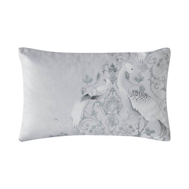 Laura Ashley Tregaron Silver Pillowcase Pair