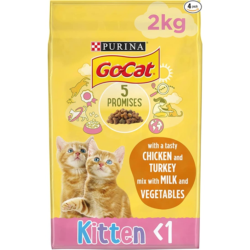 Photos - Cat Food Pro Plan Go-Cat Junior Chicken and Milk Dry  - 2kg 