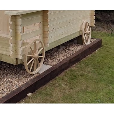 Spoked Cart Wheels for the Tallinn Shepherds Hut