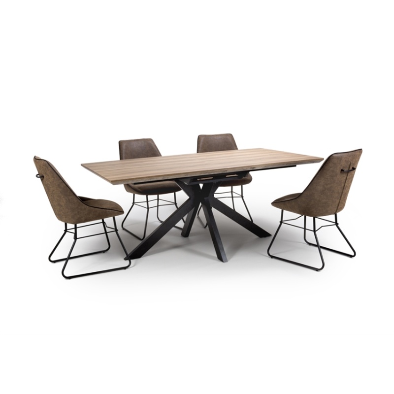 Phoenix Extending Table 1.8-2.2m Light Walnut