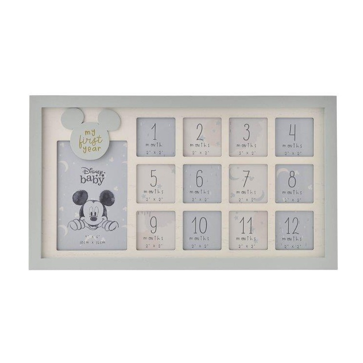 Disney Multi Aperture Photo Frame Mickey My First Year