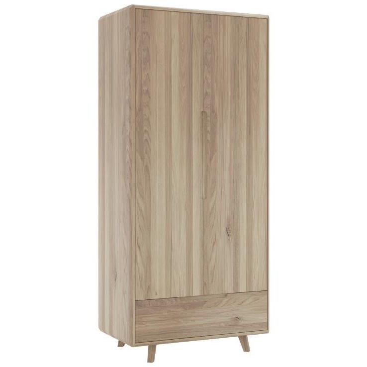 Bell and Stocchero Como Double Wardrobe In Light Wood