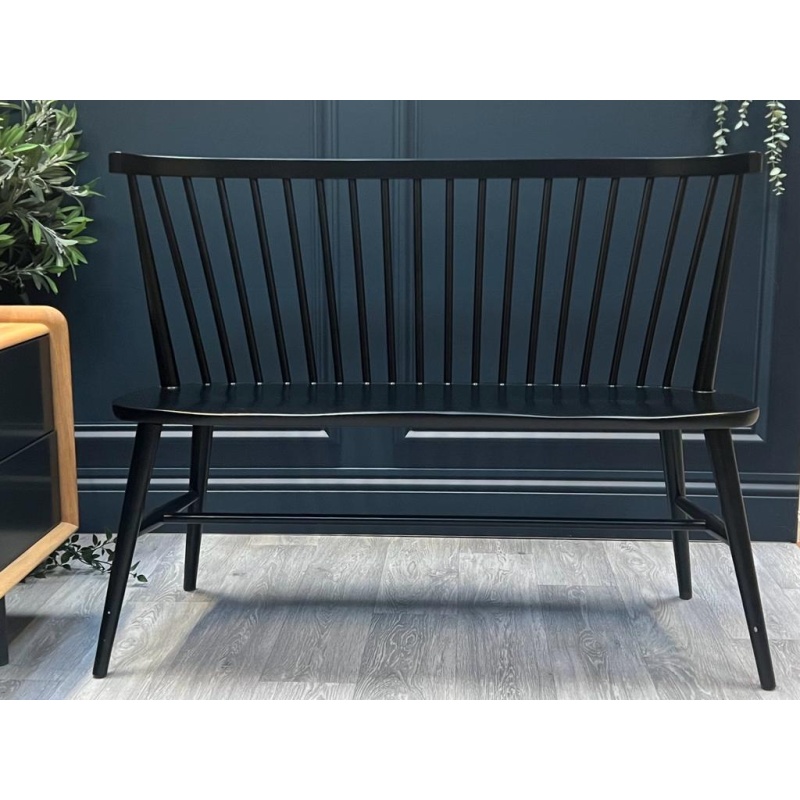 Bell and Stocchero Como Black Beech Dining Bench