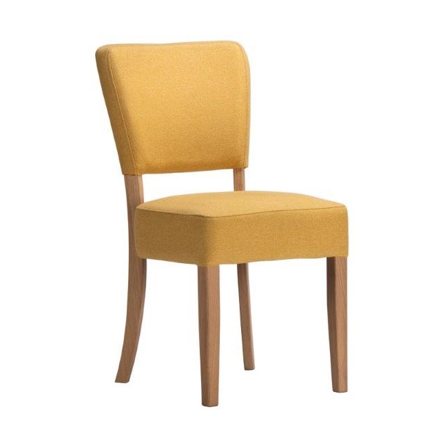 Bell and Stocchero Nico Dining Chairs Pair - Sunflower Yellow Fabric