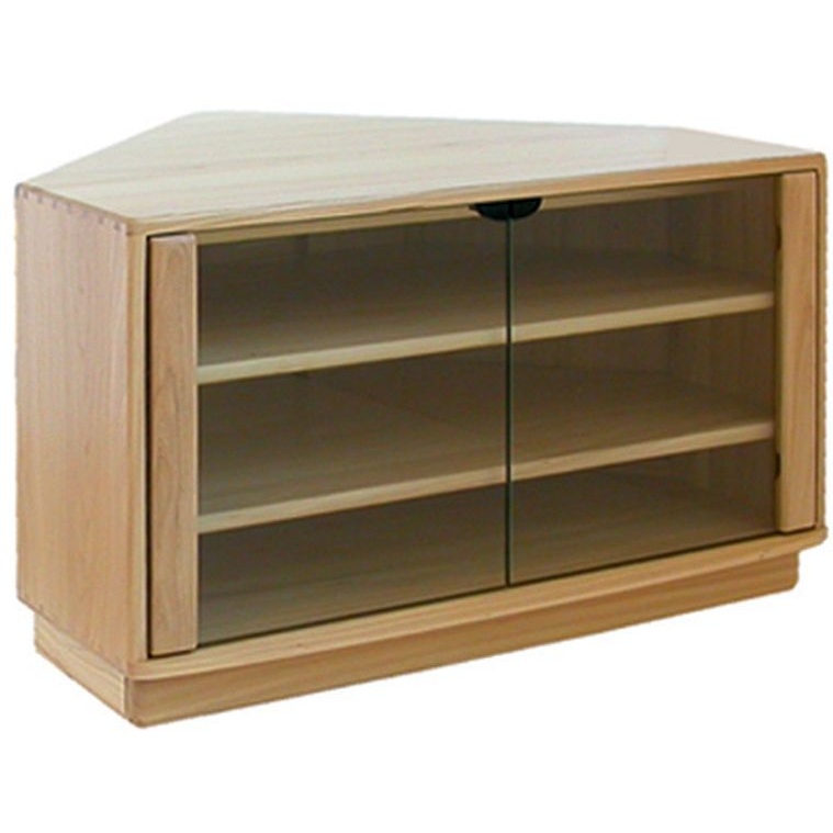 Ercol Windsor Corner TV Unit - Wood Finish