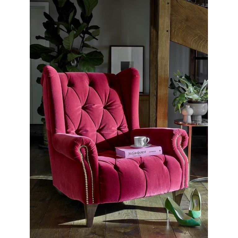 Alexander and James Ossie Chair - Leather - Aurora/Jin/Cal