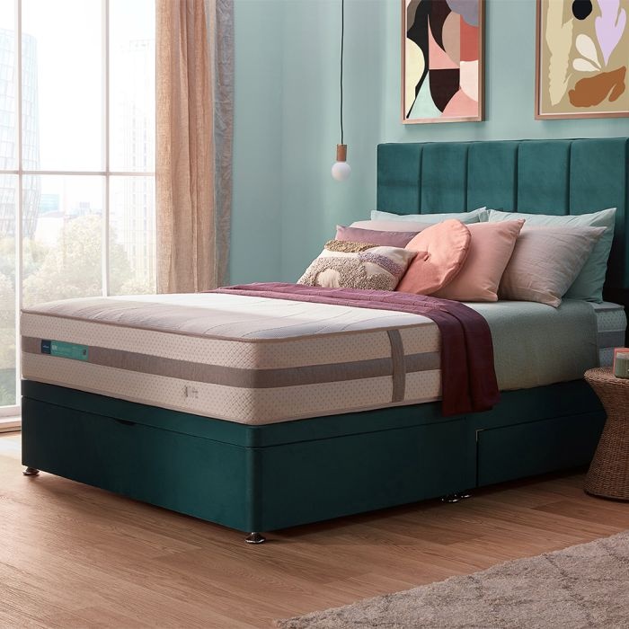 Silentnight Replenish Mattress and Divan Set - 180cm Super King - 22 Drawers