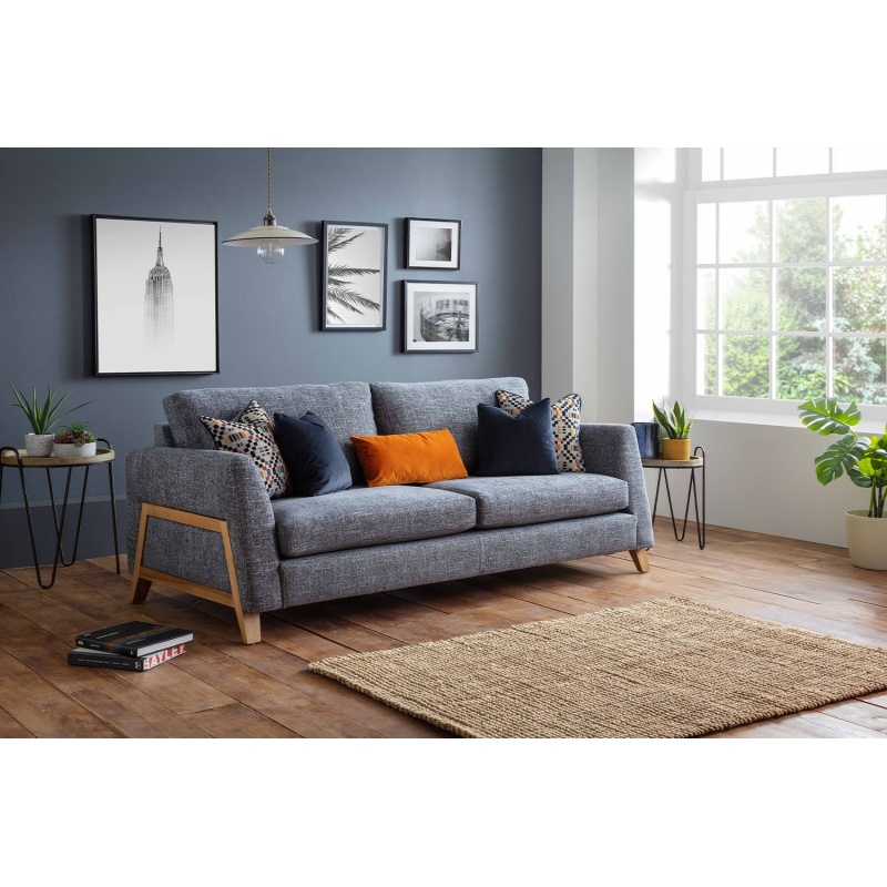 Celebrity Lifestyle Mayfair 4 Seater Sofa - Harlequin Cobalt