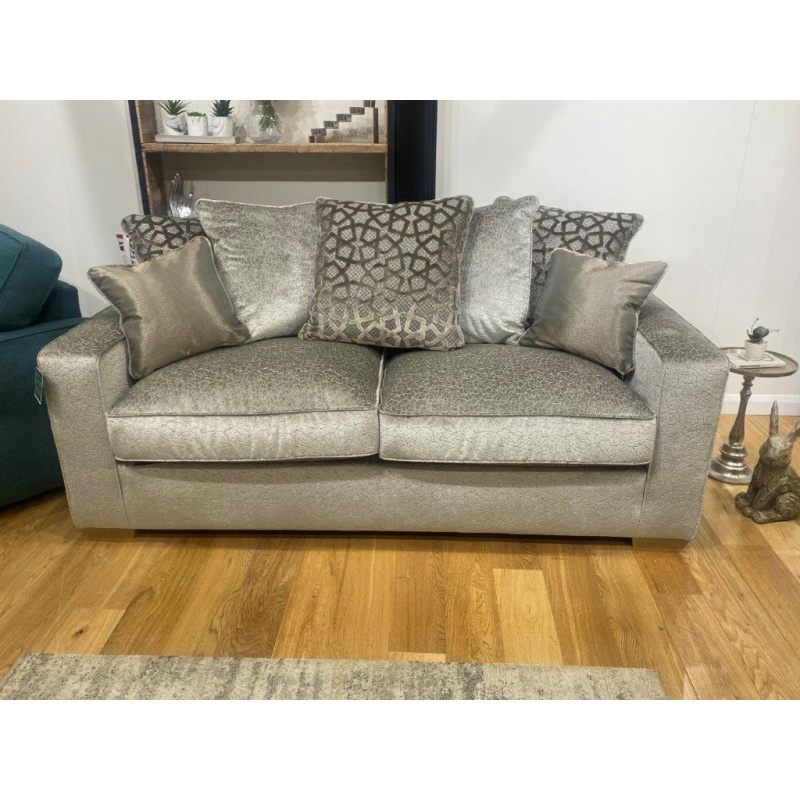 3 seater best sale pillow back sofa