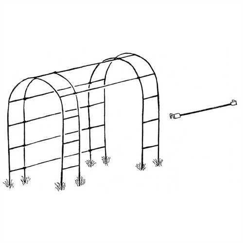 Poppy Forge Gothic Tunnel Bars - Black