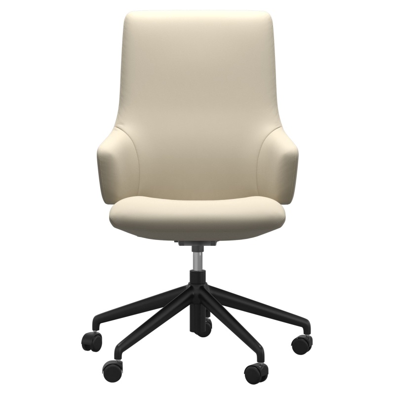 Stressless Laurel High Back Home Office Chair With Arms - Fabric