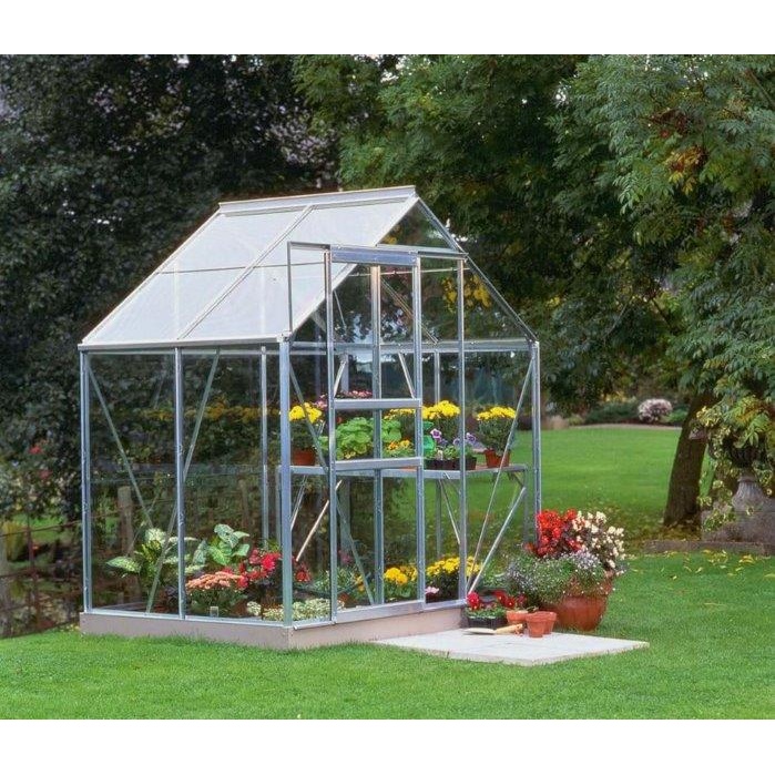 Halls Greenhouses Popular - 10 ft x 6 ft - Aluminium - 3mm Toughened