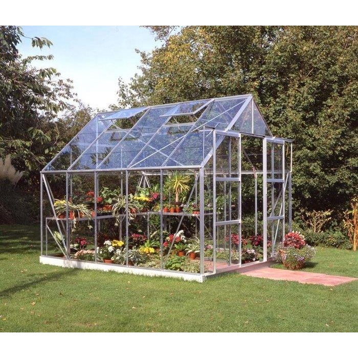 Halls Greenhouses Magnum - 14 ft x 8 ft - Green - 6mm Polycarbonate