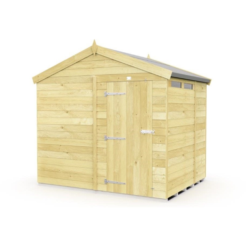 DIY Sheds Apex Security Shed - Single Door - 8ft x 15ft