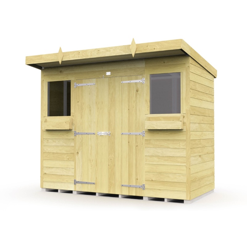 DIY Sheds Pent Summer Shed - 8ft x 5ft