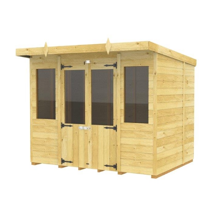 DIY Sheds Pent Summer House - 8ft x 5ft