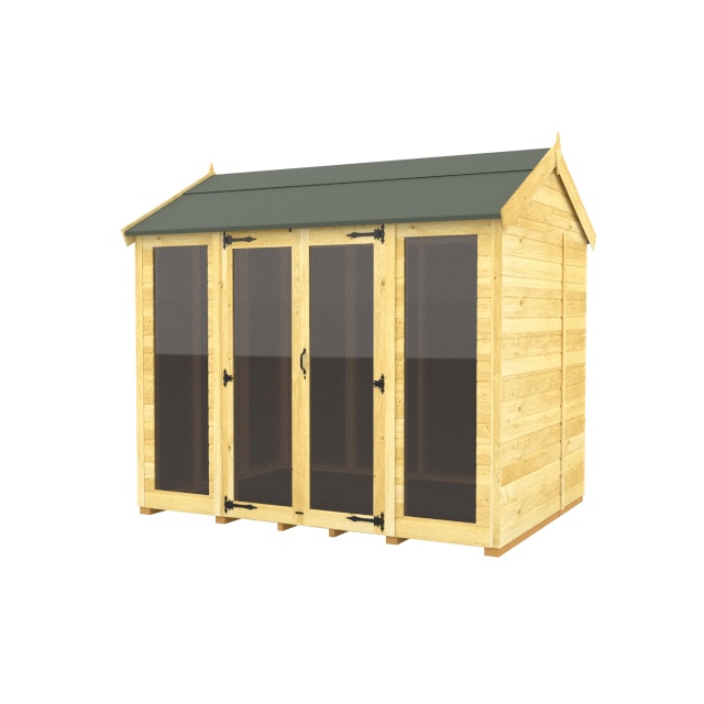 DIY Sheds Apex Summer House - Full Height Window - 8ft x 7ft