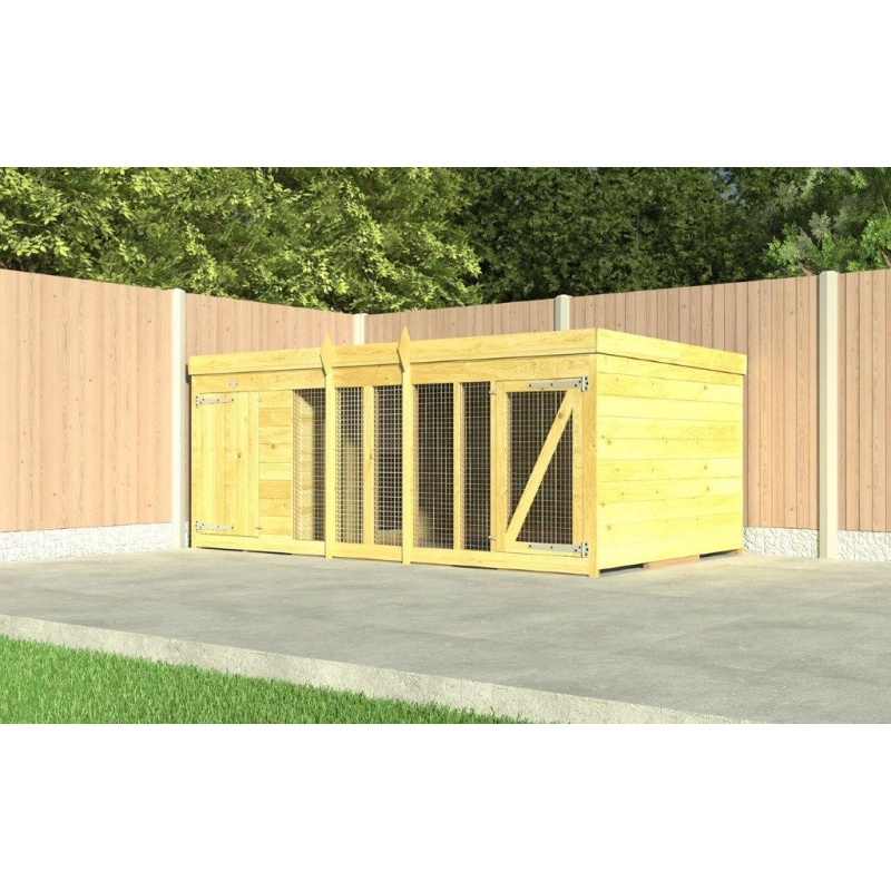 Dog best sale kennel shed