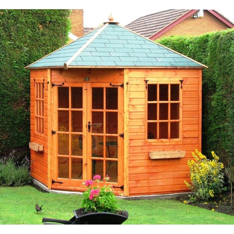 A1 York Corner Summerhouse - 10ft x 10ft - Shiplap