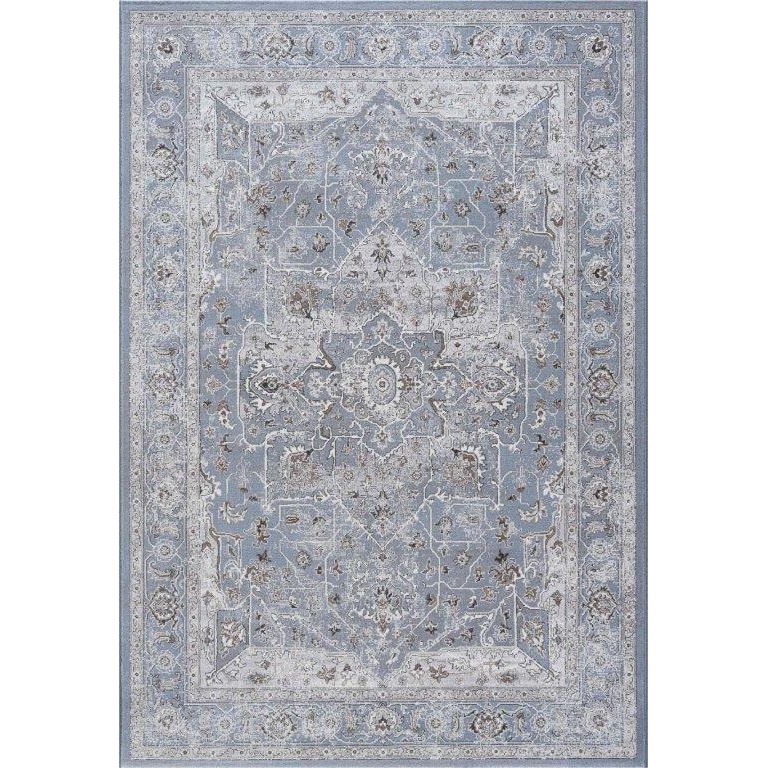 Mastercraft Da Vinci Heatset Wilton Rug 057 - 0128/5255 - Grey and Blue - 133x195cm In GreyBlueMix