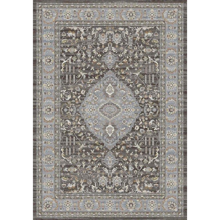 Mastercraft Da Vinci Heatset Wilton Rug 057 - 0267/3255 - Brown, Blue and Cream - 133x195cm In BrownBlueCream