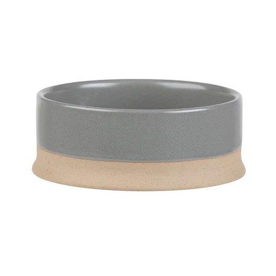 Scruffs Scandi Non Tip Pet Food And Water Bowl - Grey - 16 X 16 X 5cm