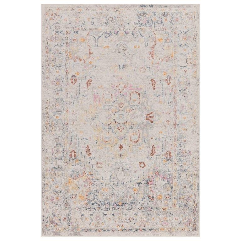 Asiatic Flores Laleh Traditional Rug Beige-(Multi Coloured)